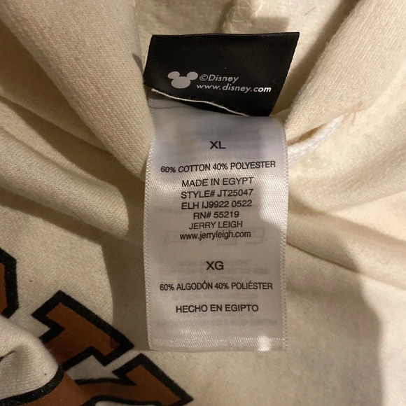 Vintage Mickey Mouse  sweatshirt hoodie Sz XL - Picture 14 of 14